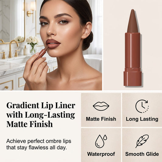 ✨COMPRE 1 E GANHE 1 GRÁTIS✨ Batom mate de duas pontas – À prova de manchas e com cor de longa duração