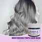 👱‍♀️Queres clarear a cor do teu cabelo? O teu cabelo precisa de cuidados urgentes! Máscara hidratante roxa para o cabelo com aroma duradouro