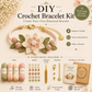🧶 Kit de pulseira em croché «faça você mesmo», inspirado na natureza 🧘 Reduza o stress enquanto cria arte para usar com as suas próprias mãos.