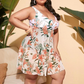 🎉 LIMITED TIME 50% OFF! 👗 Women's Floral Print One Piece Swim Dress – Flowy A-Line Skirt & Tummy Control Panel 🌸