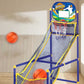 Brinquedo de basquetebol com retorno automático da bola – Diversão de arcada segura e portátil