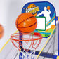 Brinquedo de basquetebol com retorno automático da bola – Diversão de arcada segura e portátil
