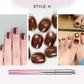 💅Caneta de gel para unhas «Cat Eye» tudo-em-um