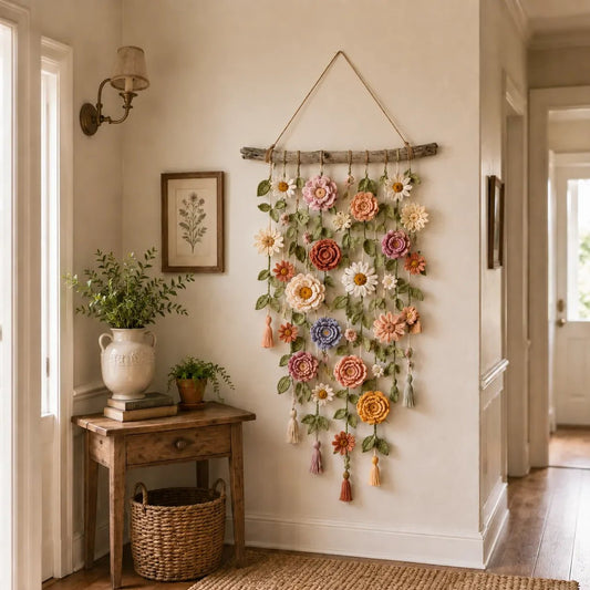 🌸PREÇO ESPECIAL DO ÚLTIMO DIA!!🌸Decoração de parede com flores em croché