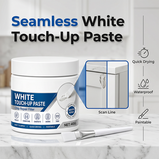 🔥Desconto de 50% no último dia!🔥Pasta para retoques em móveis brancos com pincel