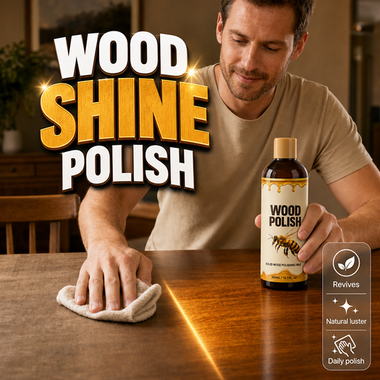 🎉Mais de 50 mil unidades vendidas✨Wood Shine Polish, restaurador de móveis, restaura o brilho e previne o ressecamento de armários e mesas