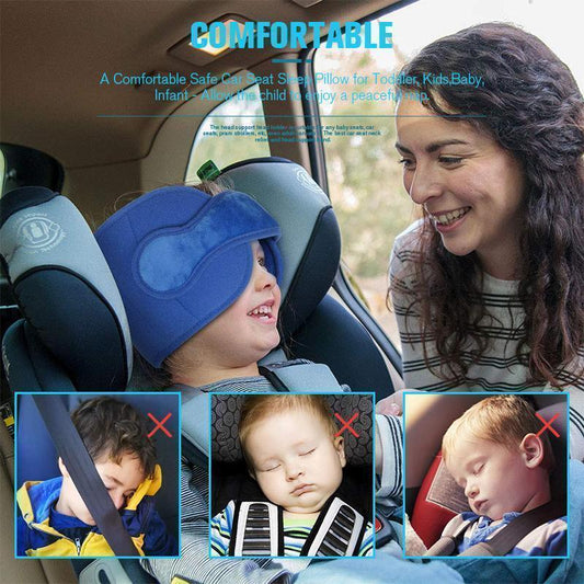 📢📢50% OFF!! ⏰Faixa de Suporte para Cabeça Infantil no Carro – Travesseiro Ajustável para Descanso de Cabeça, Estabilizador Anti-Queda para Cadeirinhas, Previne Dores no Pescoço em Viagens