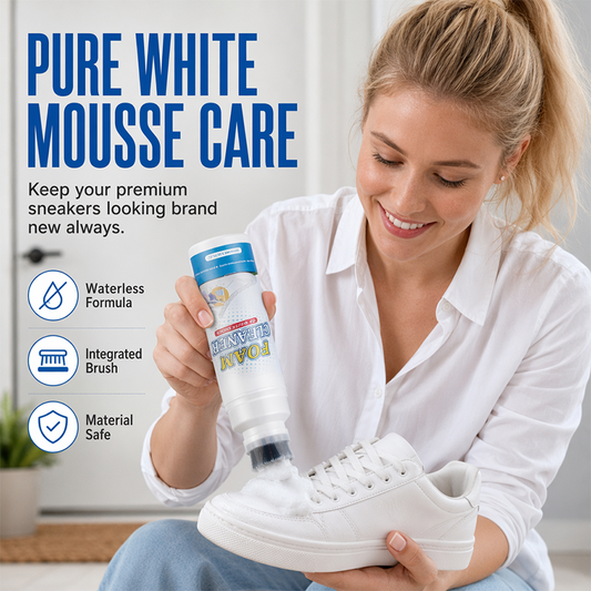 🔥Desconto de 50% no último dia!🔥Produto de limpeza em espuma sem enxaguamento com escova incorporada