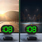 Car Head-Up Display with Auto-Brightness Sensor
