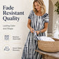 Tendências do momento⭐💃 Vestido midi esvoaçante com efeito tie-dye e caimento elegante – Um estilo versátil para férias e passeios pela cidade