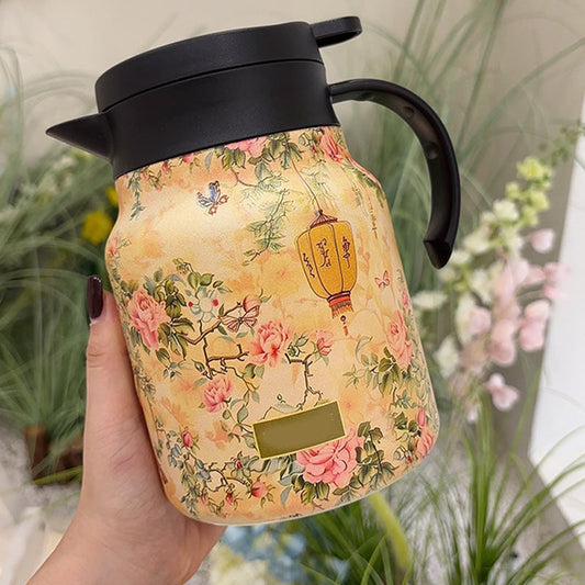 🍵Chaleira Térmica Isolada a Vácuo de 1000ml com Filtro