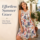 🏵️Vestido floral elegante sem mangas para mulher