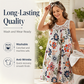 🏵️Vestido floral elegante sem mangas para mulher