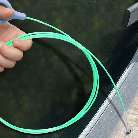 Ferramenta de Limpeza de Dreno do Teto Solar Automotivo – Escova Flexível para Tubos