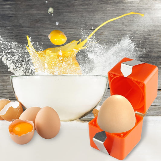 🍳 Quebrador de Ovos Rápido – Abra Centenas de Ovos Mais Rápido e Sem Sujeira 🔥