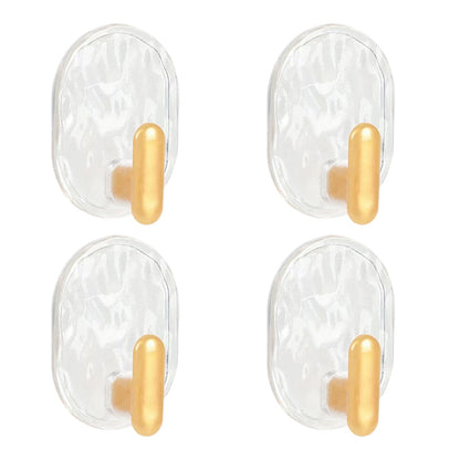 🪝Mini Ganchos Adesivos Impermeáveis Para Parede (4 Unidades)