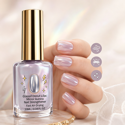 📢📢49% DE DESCONTO!! ⏰Fortalecedor de unhas Lilac Glossy Mirror