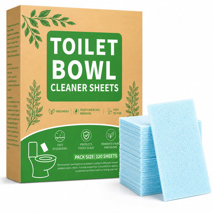 🚽 50% OFF AGORA! ✨ Folhas de Limpeza para Vaso Sanitário de Dissolução Rápida – Limpeza Fresca, Fácil e Eficaz 💧