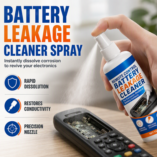 🔋50% OFF AGORA! Spray Limpador Eletrônico Portátil de Contatos – Remove Corrosão de Pilhas, Restaura a Condutividade em Controles Remotos, Brinquedos e Contatos de Pilhas Domésticas
