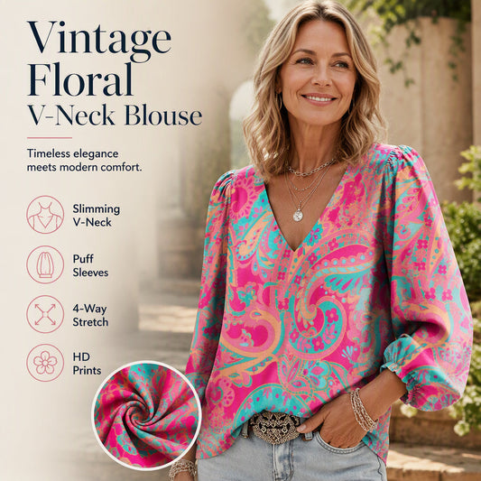 🌺Promoção de Verão: 50% de desconto💐Top feminino casual, largo e estampado