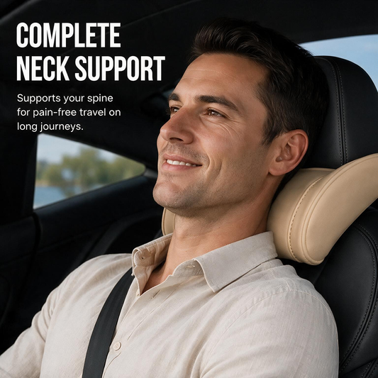 🔥Desconto de 50% no último dia!🔥Almofada ergonómica de espuma viscoelástica para encosto de cabeça do carro