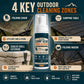 🏕️ Limpador Portátil para Equipamentos de Camping - Lama, Graxa e Derramamentos