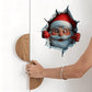 🎄❄️ Early Christmas Sale – 50% OFF!! 🎅 "Santa’s Surprise" 3D Wall Decals