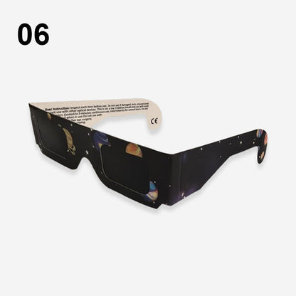 🌞50% DE DESCONTO AGORA! Óculos para eclipse solar com certificação ISO, óculos de papel para observação segura da luz solar direta, óculos com filtro de sombra para observação de eclipses solares, para adultos e crianças