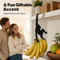 🐒 Gancho de Banana em Formato de Macaco – Pendure Frutas, Chaves e Bolsas – Organização Divertida com Personalidade! ✨