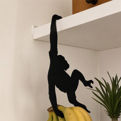 🐒 Gancho de Banana em Formato de Macaco – Pendure Frutas, Chaves e Bolsas – Organização Divertida com Personalidade! ✨