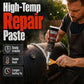 Massa de Reparo para Churrasqueira e Defumador de Alta Temperatura 60ml – Selante Resistente ao Calor com Espátula