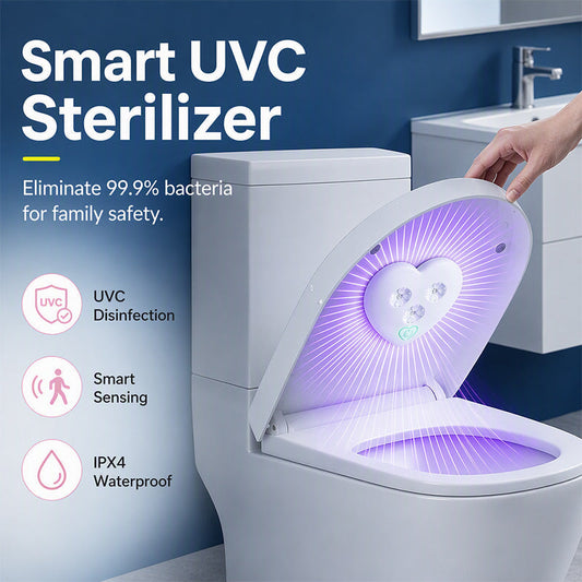 🔥Desconto de 50% no último dia!🔥Lâmpada Desinfetante para Banheiro Smart UVC