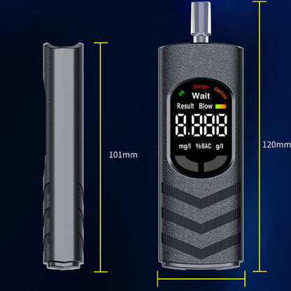 ⏳🔥50% OFF POR TEMPO LIMITADO! ⏰Bafômetro Recarregável – Sensor de Alta Precisão, Transmissão de Voz e Display LCD – Saiba Se Está Seguro para Dirigir em Segundos! ✨