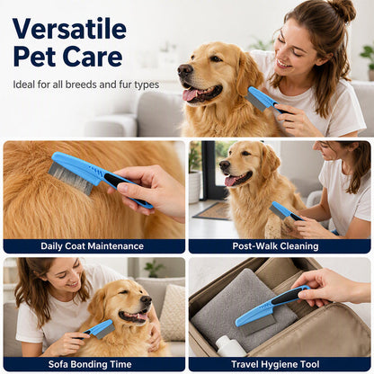 🔥Compre 1 Leve 2🔥 Pente de Tosa de Dentes Finos para Pets
