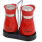 🐧🐧🐧50% OFF AGORA! Conjunto de Saleiro e Pimenteiro com Design de Pinguim, Dispensador de Temperos com Base de Vidro Transparente, Porta-Temperos Recarregável de Boca Larga para Bancada de Cozinha