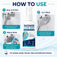 🔥Compre 1 e ganhe 1🚿 Spray Removedor de Calcário de Ação Rápida para Chuveiros e Torneiras