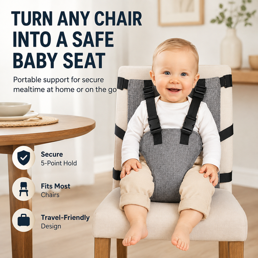 🎉 Promoção 2026 — Mais de 34.700 Vendidos! 👶 Cinto de Segurança Portátil para Cadeira de Bebê