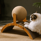 🐱 50% DE RÉDUCTION! 🧶 Boule à Gratter Naturelle en Sisal – Creuse, rotative & double face – Protège vos meubles tout en amusant votre chat 🌿