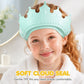 👑50% OFF AGORA! Viseira de Banho Infantil Ajustável em Formato de Coroa – Silicone Macio, À Prova d'Água, Proteção para Ouvidos, Acessório de Banho Feliz para Bebês e Crianças