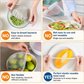 🍱 50% DE DESCONTO AGORA! 🧊 Capas elásticas descartáveis para tigelas de comida – Elásticas, à prova de derrames e adequadas para contacto com alimentos – Mantêm as refeições frescas e adaptam-se a qualquer tigela ✨