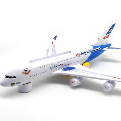 ✈️ OFERTA LIMITADA 49% OFF! 💡 Avião Modelo Elétrico com Som e Luzes LED – Interativo, Chamativo e Resistente ✨