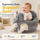 🧸👶Assento de apoio para bebés em pelúcia – Cadeira de chão com motivos de desenhos animados para brincar sentado