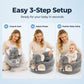 🧸👶Assento de apoio para bebés em pelúcia – Cadeira de chão com motivos de desenhos animados para brincar sentado