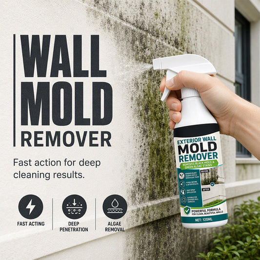 🧼 POR TEMPO LIMITADO 50% OFF! ✨ Spray Removedor de Mofo de Parede de Ação Rápida