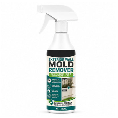 🧼 POR TEMPO LIMITADO 50% OFF! ✨ Spray Removedor de Mofo de Parede de Ação Rápida