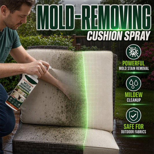 🧽50% DE DESCONTO AGORA! Spray para remoção de bolor em almofadas de pátio