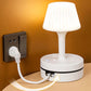 💡 Candeeiro de cabeceira com estação de carregamento – Ilumine e carregue a sua mesa de cabeceira 🔌