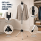 👔50% DE DESCONTO AGORA! Suporte ajustável para vaporizador de roupa, suporte dobrável em tripé para pendurar roupa, suporte estável com altura ajustável para passar a ferro a vapor em casa e cuidados com a roupa