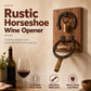 🍷 LIMITED-TIME 50% OFF! ⚙️ Vintage Wall-Mounted Horseshoe Wine Opener – Stylish, Decorative & Labor-Saving – Rustic Iron Design for Home Bar & Patio 🥂