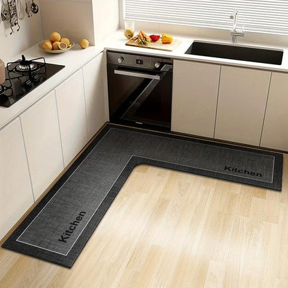 📢📢50% DE DESCONTO !! ⏰Tapete de Cozinha de Secagem Rápida – Diatomita em formato L, absorve água e óleo, antiderrapante. Mantém a cozinha seca e segura! 🛡️✅